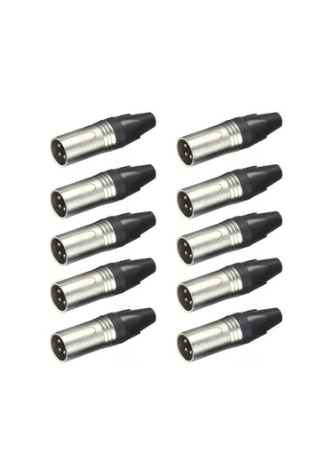 Losen La1032-1 Xlr 3-pin Erkek Konnektör 10 Lu Paket