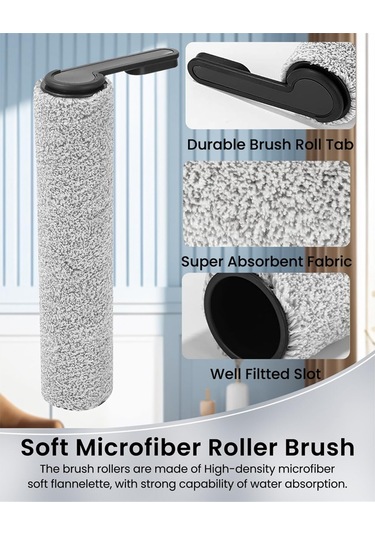 Junzhuodianpu Tineco Floor One S6/s7 Pro Islak Ve Kuru Elektrikli Süpürgeler, Fırça Silindirleri İçin Hepa Filtre Ve Yedek Parça Kiti Junzhuodianpu Tineco Floor One S6/s7 Pro Islak Ve Kuru Elektrikli Süpürgeler, Fırça Silindirleri İçin Hepa Filtre Ve Yedek Parça Kiti