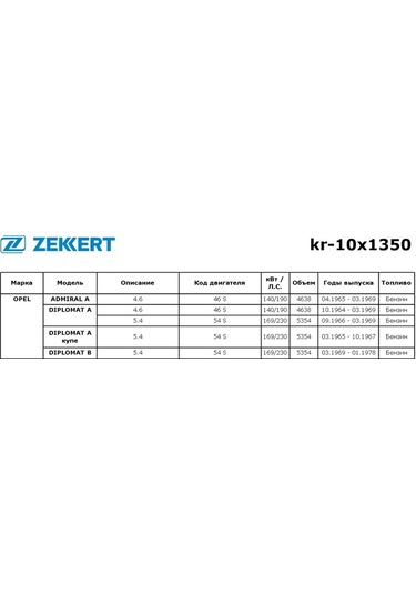 Zekkert Man, Opel İçin 10x1350 V-kayışı Jeneratör Kayışı 301134185