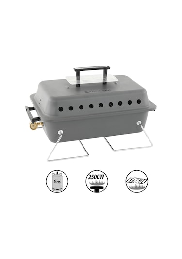 Outwell Asado Gas Grill Portatif Gazlı Barbekü Gri