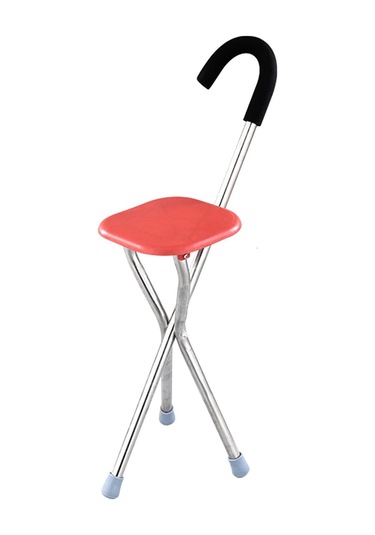 Suntek Katlanır Baston Koltuk Kolu Kırmızı