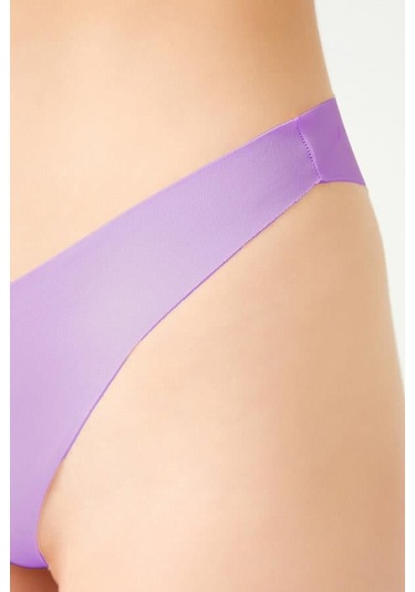 Lazer Kesim Kadın Brezilya Külot 3'lü Paket-1 Çok Renkli 1 Çok Renkli