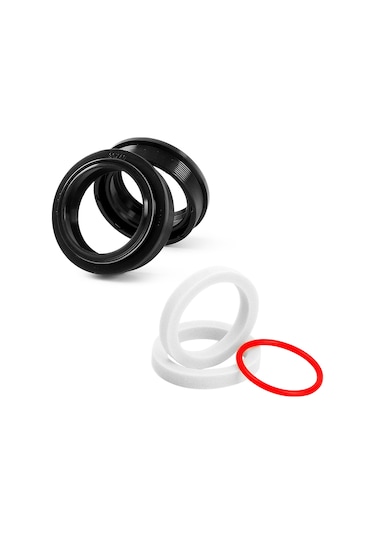 Geeroyoo Dağ Bisikleti Süspansiyon Amortisör Toz Keçe Seti - 36mm Ön Çatal Keçe Ve Köpük Halkaları Çok Renkli