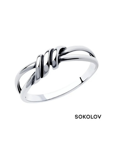 Sokolov 925 Ayar Gümüş Mücevher Klasik Yüzük 17616955 Gri