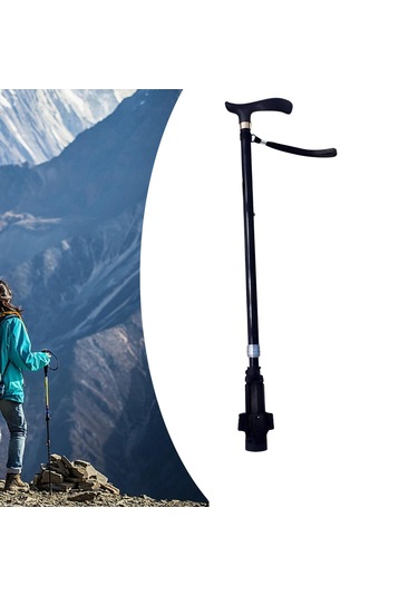 Dolıty Trekking Direkleri Dış Mekan Tırmanışı Siyah Siyah