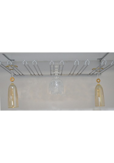 Krom 5 Bölmeli Bar Kadehlik Bardaklık