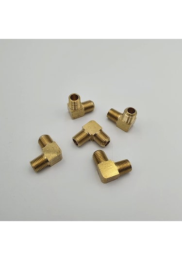 25 - 50 Lt Kompresör Dirsek Rekoru 1/4 Bsp M14x1.5 Dışa Havşa