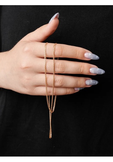 Voznesenskij Uvelirnyj Zavod Bakır Pirinç Elmas Desenli 925 Ayar Gümüş Kolye 251160450 Altın