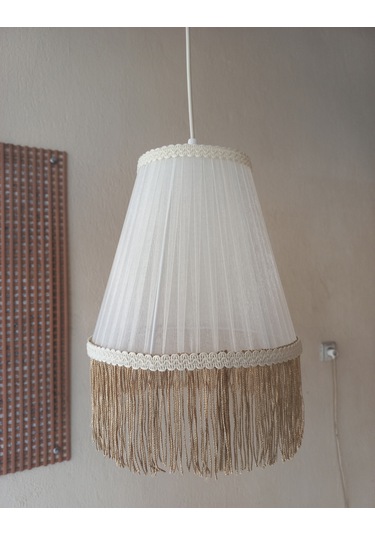 N-17 Krem Organze Yatak Odası Çocuk Ve Bebek Odası Avize Krem