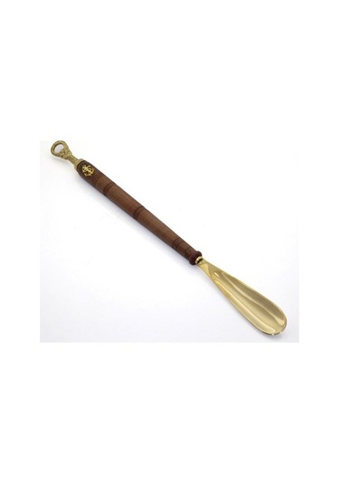 Büro Ev Ofis Hediyesi İçin Pirinç Yapım Çapalı Dümenli Kerata Ayakkabı Çekecek