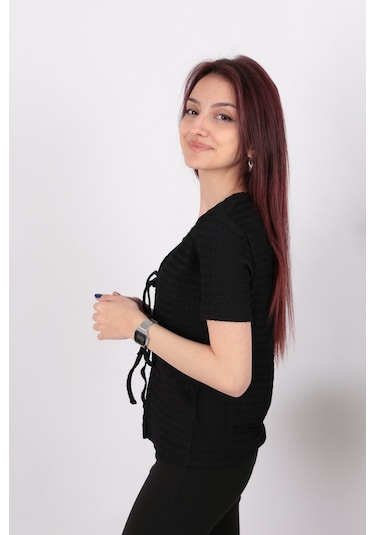 Busem S0017725 Kadın Bluz Siyah