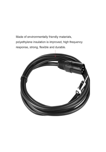 3.5mm - Caron Erkek Ses Kartı Mikrofon Ses Kablosu, Uzunluk: 0.5m