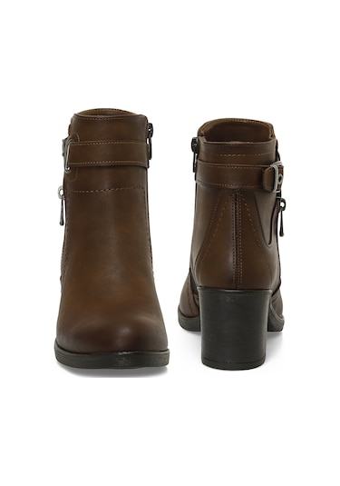 Butigo 24k-1031 5pr Taba Kadın Topuklu Bot 000000000102054672 Taba