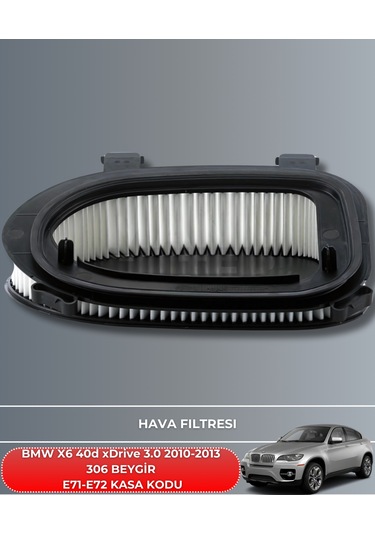 Bmw X6 40d Xdrive 3.0 2010-2011-2012-2013 306 Beygir Filtre - Yağ Bakım Seti