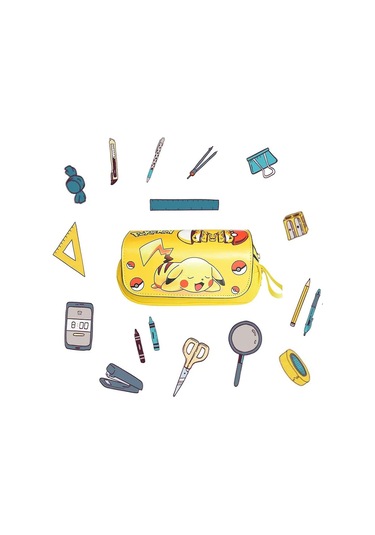 Erkek Ve Kız Çocukları İçin Kalem Kutusu, Anime 3d Baskılı Kalem Kutusu, Çift Fermuarlı Kalem Kutusu Style1 Çok Renkli