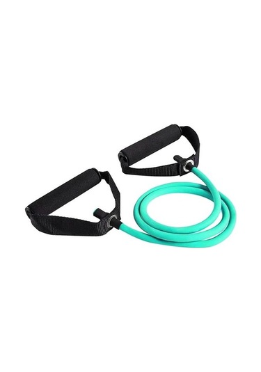 Yeşil Yoga Fitness Çekme Halatı 5 Seviye Güç Eğitimi İçin Elastik Direnç Bandı Yeşil