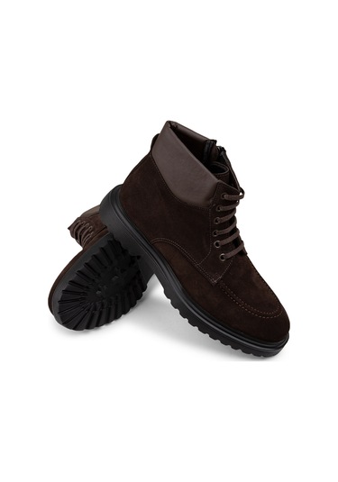Deery Hakiki Süet Kahverengi Erkek Bot - 01929mkhve01 Kahverengi
