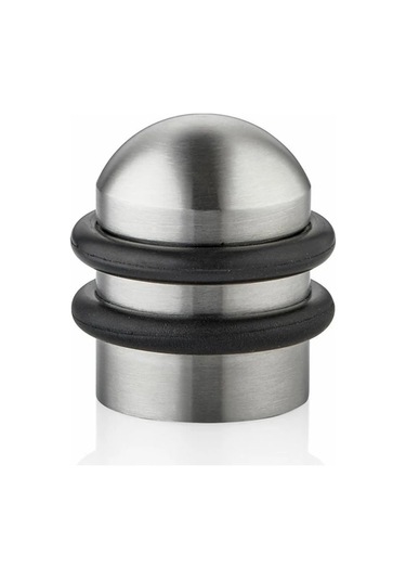 Canex Yer Kapı Tamponu Kauçuklu Yuvarlak Alüminyum 5 Adet