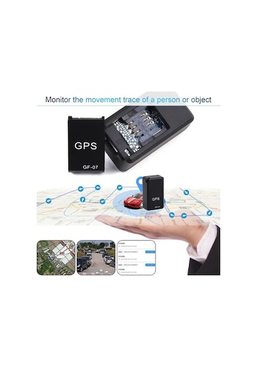 Elmpaly Küçük Gps Takip Cihazı - Araba, Çocuk, Yaşlılar İçin Siyah, Gerçek Zamanlı Konum Takip Siyah