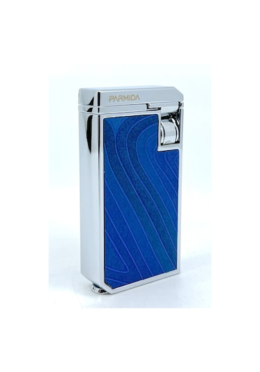 Parmida Çift Torch Puro Çakmağı - Lacivert/gümüş