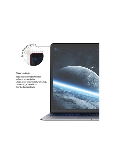 Buff Blogy Flexi Nano Apple Uyumlu MacBook Pro 16 Ekran Koruyucu