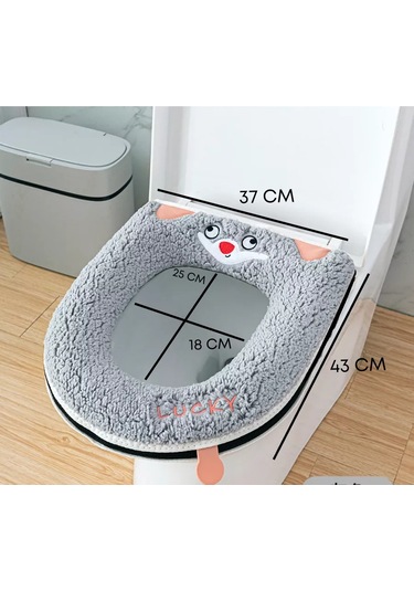 Shalabelle Tuvalet İçin Yumuşak Oturma Kılıfı 193662375 Grayish-blue