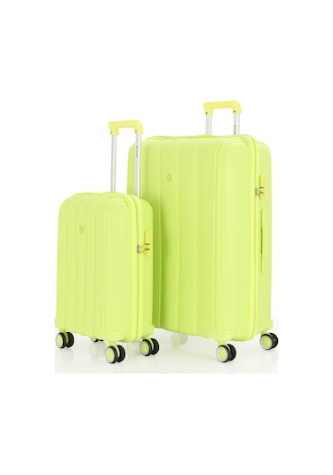 Mçs Polipropilen 2li Valiz Seti Büyük & Kabin V305 S21yy1000077-set 00194 Açık Sarı