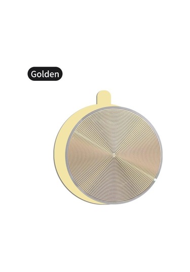 Altın Dairesel Evrensel Manyetik Telefon Araç Tutucu Metal Plaka Etiket Ultra Ince Demir Sac Alçı Güçlü Mıknatıs Standı Filmi