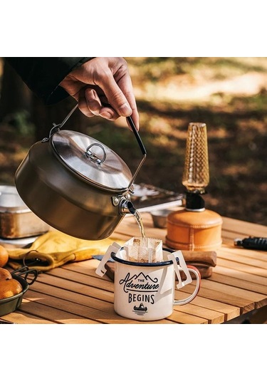 Kamp Su Isıtıcısı Kaynar Ocak Üstü Su Isıtıcısı Gümüş Çok Renkli