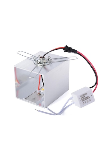 Suntek 3w Led Kare Duvar Lambası Aplikleri Ev Otel Bar Dekoru Sarı