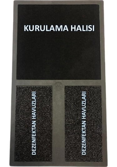 Image Islak-Kuru Havuzlu Kauçuk Hijyen Paspas