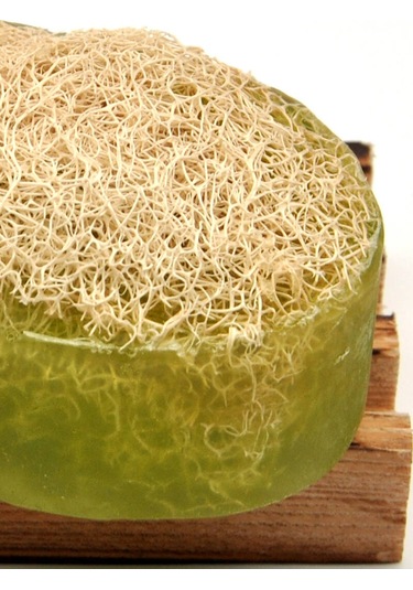 Kabak Lifli El Yapımı Doğal Aloevera Sabunu 120 G x 3 Adet