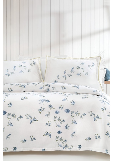 Yataş Bedding Betta Tek Kişilik Pike Takımı - Mavi