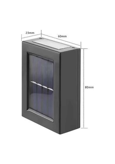 Sptmgldı Yeni Model Solar Çift Taraflı Duvar Lambası Dekoratif Duvar Lambası