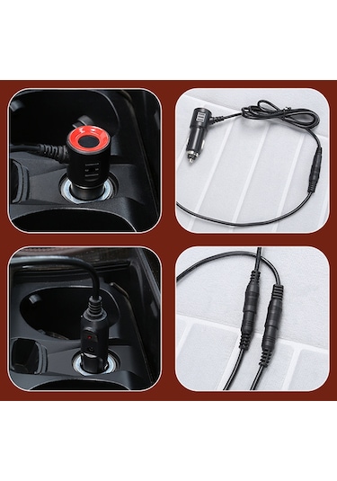 2 Adet / Takım 12v Araba Koltuğu Isıtma Minderi Kış Isıtmalı Koltuk Gri