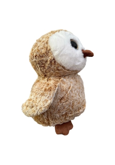 Sevimli Baykuş Kanatlı 30 Cm Uyku Arkadaşım Peluş Oyuncak Kahverengi