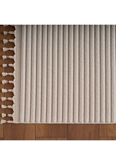 Deco Alvin 12612 Halı Yolluk Krem İskandinav