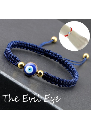 Liangmei Charm Türk Tarzı Mavi Nazar Bilezik Ve Bileklik Kadın Açık Mavi