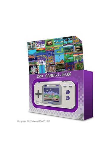 Myarcade Gamer V Retro Konsol 220 Oyun Gri Mor