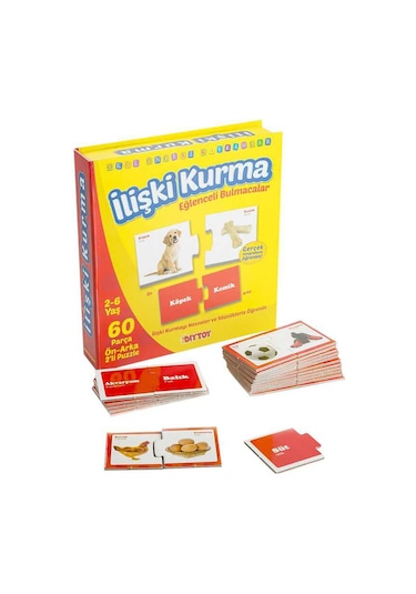 Dıy Toy Okul Öncesi Ilişki Kurma Eğlenceli Bulmacalar