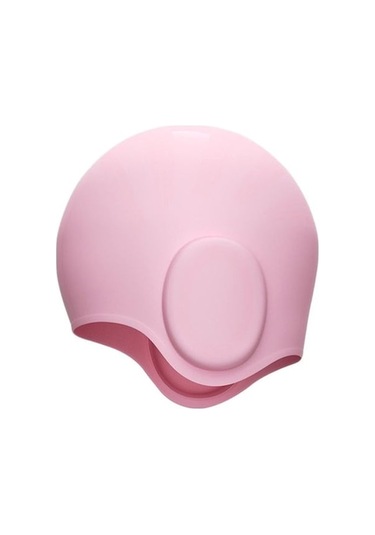 Suntek Kulak Koruma Uzun Saçlı Yüzme Şapkası Yüksek Mv Pembe Pembe