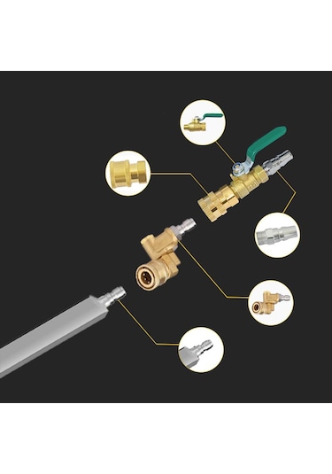 Homyl Basınçlı Yıkama Boruları Paslanmaz Çelik Yedek Stil-d