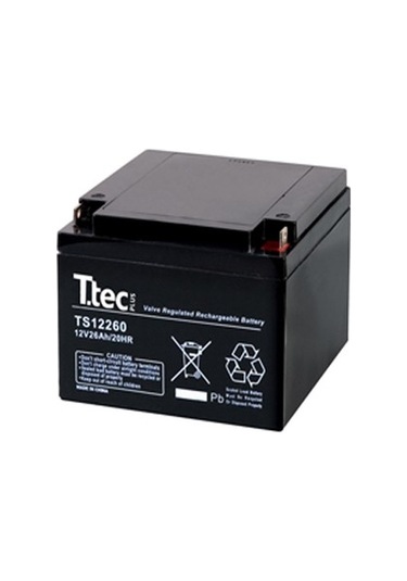 Ttec 12v 26 Ah Bakımsız Kuru Akü