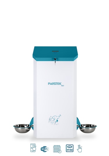Parstek Pet Otomatik Mama Makinesi Çift Çıkış 17 KG