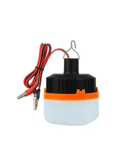 Ht-a11 12 Volt Siyah Led Lamba Krokodil Maşalı Uçlu 21 Smd Ledli