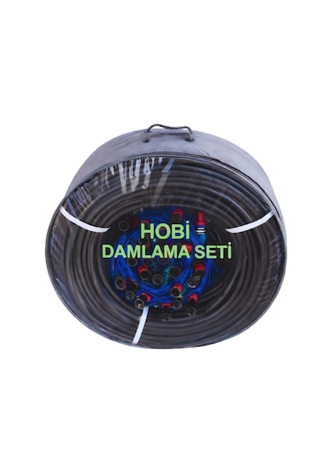 Hobi Bahçe Sulama Seti 10mt. Layflat 100mt. Damlama