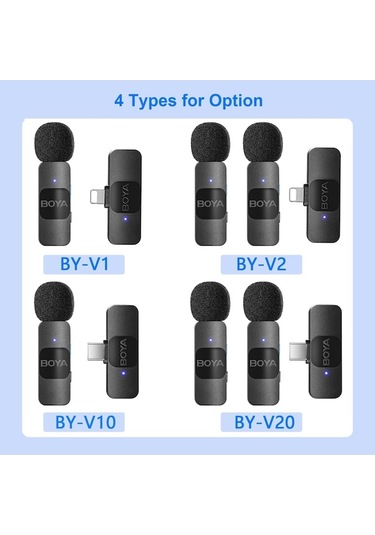 Ebitda Springsun Mikrofon By-v20 2.4g Kablosuz Mikrofon Sistemi, Klipsli Telefon Mikrofonu