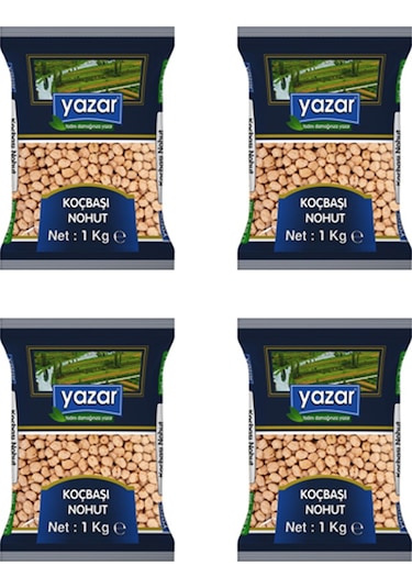 Yazar Koçbaşı Nohut 4 x 1 KG