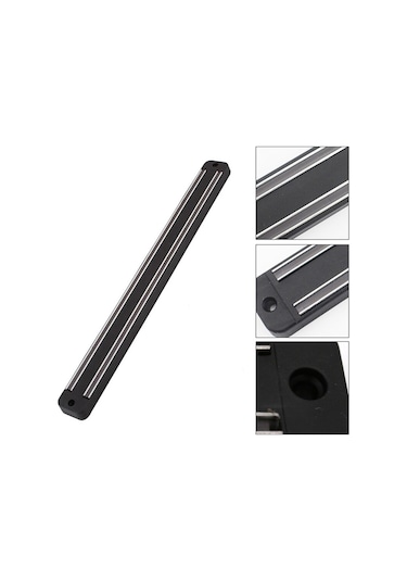 Mıknatıslı Paslanmaz Duvar Bıçak Askısı Standı 33 Cm Aparat 5361 Çok Renkli