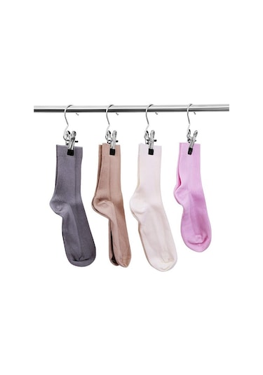 12 Adet Askıları Taşınabilir Elbise Askısı Asılı Elbise Pimleri Seyahat Ev Giyim Çizme Askısı Tutun Klipler Ev Aracı Aksesuarları